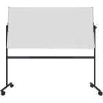 Tableau Blanc Magnétique 100X200 Double Face A Roulette Cadre En Aluminium